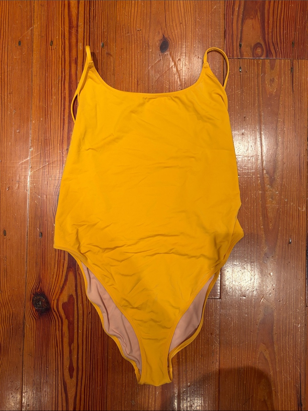 Women’s Yellow J.Crew Playa One-Piece Swimsuit Size M